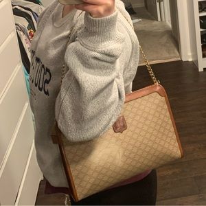 Celine clutch with added chain